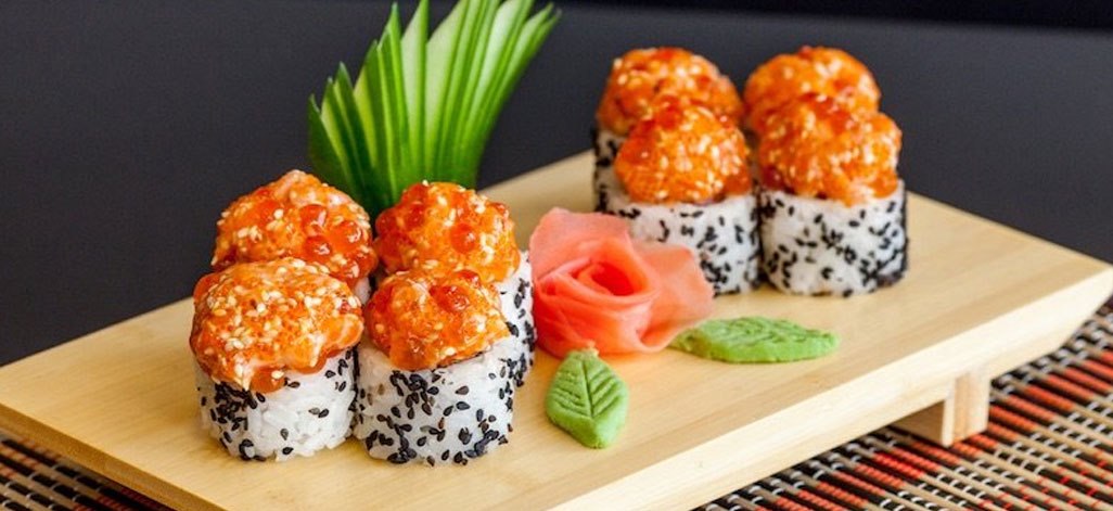 תמונת רקע אוריגמי סושי