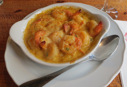 מנת שרימפס מנצחת. צילם: רועי פנחסי