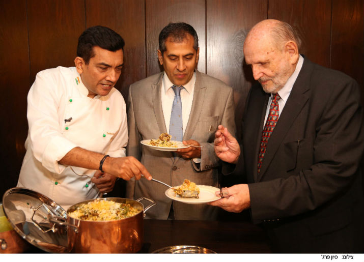 השף ההודי המפורסם סנג'יב קאפור. צילום: סיון פרג'