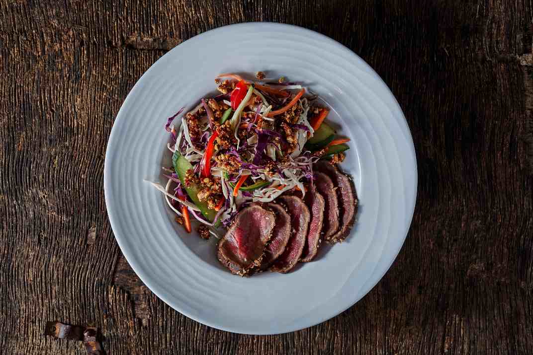 מנה במסעדת מושבוצ רמות (צילום: באדיבות המקום)