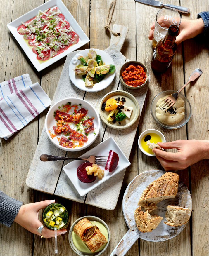 טאפאסים באדלינה. צילום: יעל האן