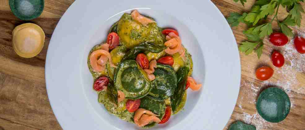 רביולי במסעדת ארט סטריט כפר סבא (צילום: באדיבות המקום)