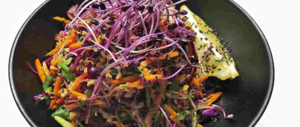 סלט אומינה בתפריט החדש של לאב איט (צילום: מארק אורן)