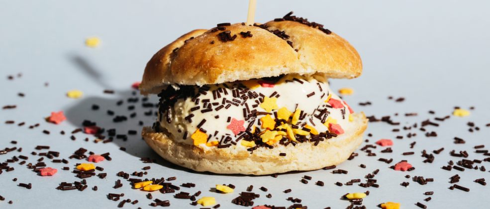 גלידה בטעם המבורגר  (Shutterstock)