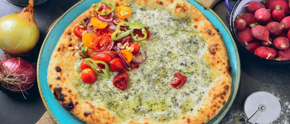 פיצה זעתר בביאנלה פיצה ארטה (צילום: גלעד הר שלג)