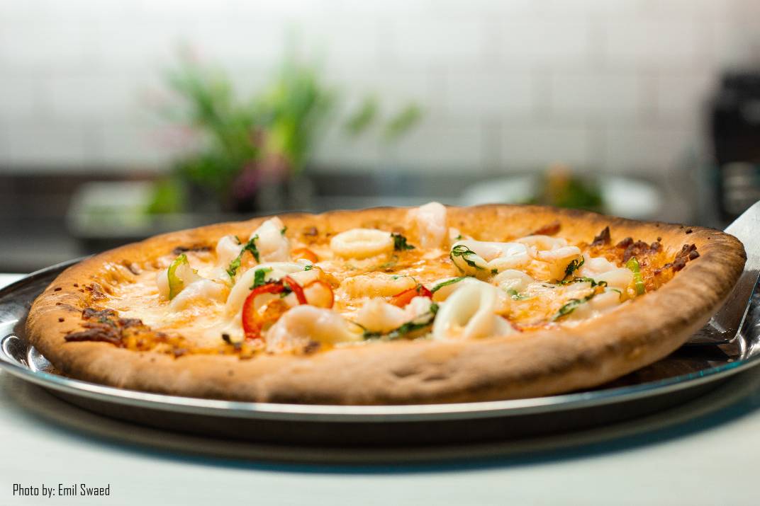 פיצה במועדון ארוחת בוקר בשבי ציון (צילום: באדיבות המקום)