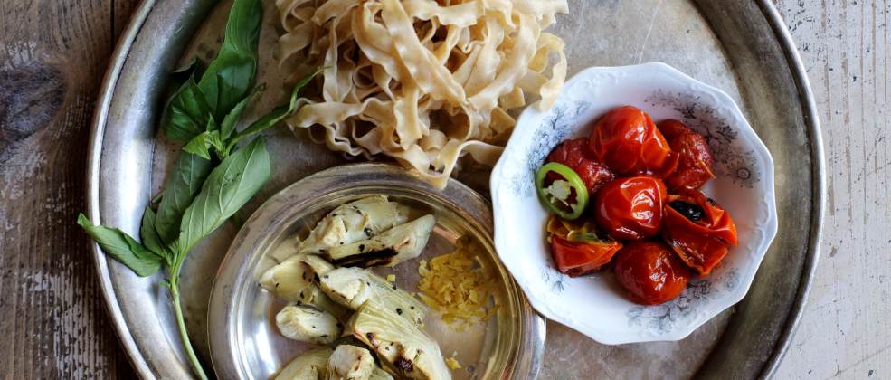 מנות פתיחה ברוברטה וינצ'י (צילום: באדיבות המקום)