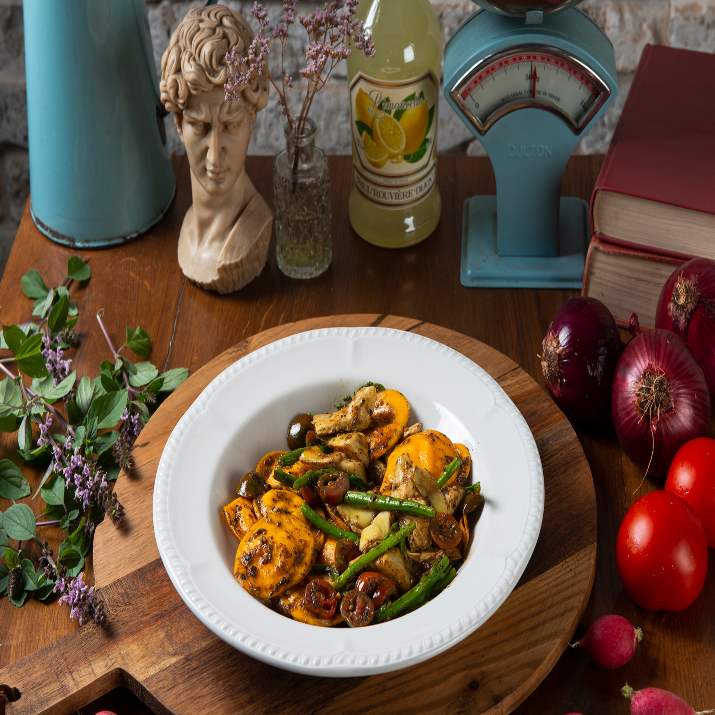 רביולי של מסעדת אלורה (צילום: דרור ורשבסקי)