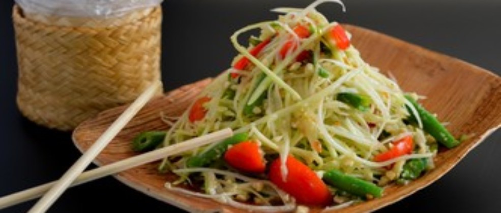 סלט פפאיה של צ'אנג בה (צילום: באדיבות המקום)