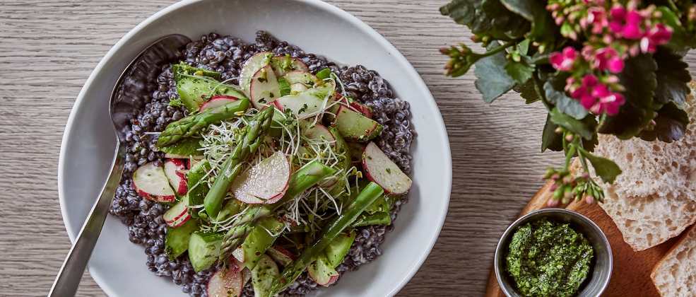 סלט עדשים של רשת ביתא קפה (צילום: באדיבות המקום)