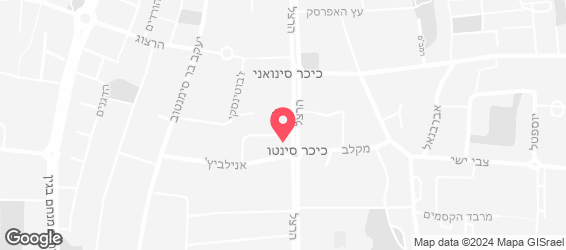 הפינה הלבנה - מפה