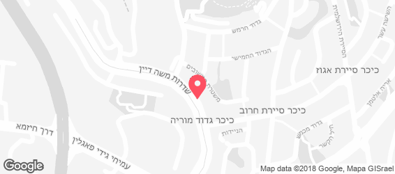 בורגראנץ' ירושלים (קניון הפסגה) - מפה