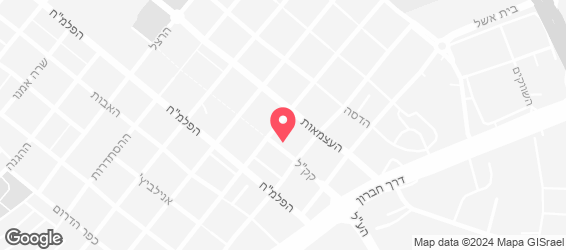 קבב אמונה באר שבע - מפה