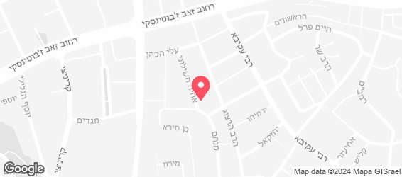 בולדוג טוסט נקניק - מפה