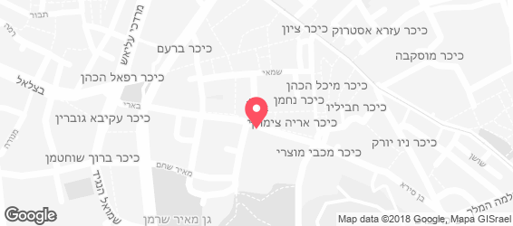 ניו דלי ירושלים מרכז העיר - מפה