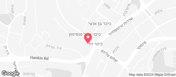 חומוס זיו של דני חיפה - מפה