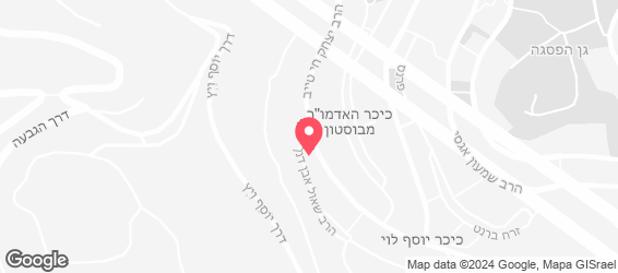 פיצה ירושלים 2 - מפה