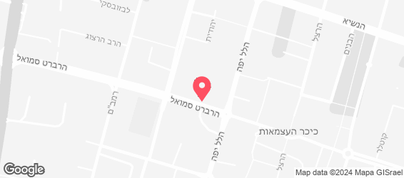 גלידרית ויוגורטיית פיסטוק - מפה