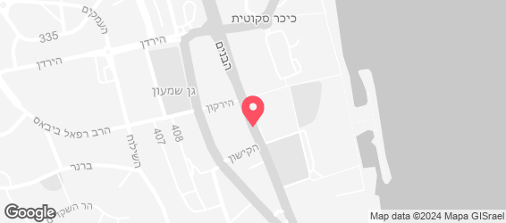 פיצה ארנה - טבריה - מפה