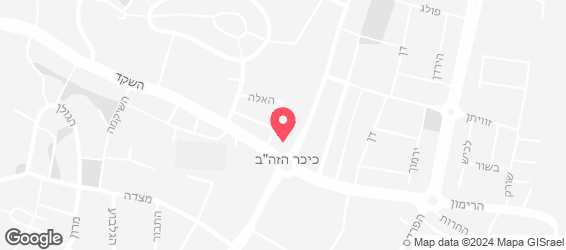 אמריקן פיצה - מפה