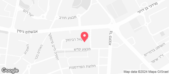 מסעדת רובינזון - מפה