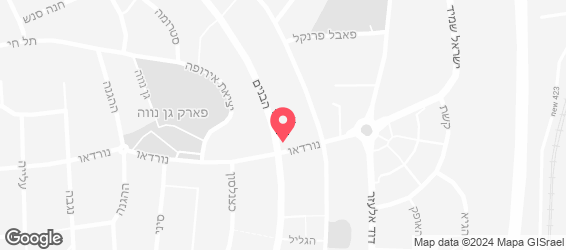 פיצה לב המושבה - מפה