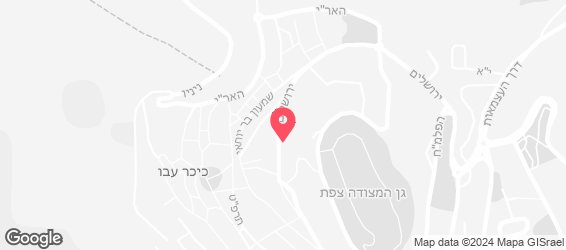 פיצה צפת - בהשגחת העד"ח - מפה