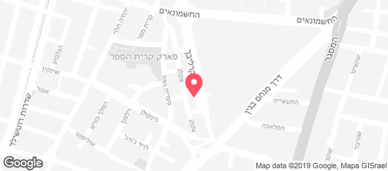 חמדה עוגות - מפה