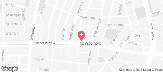 דודא לפיצה - מפה