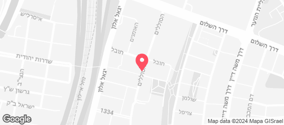 חומוסיית חמודי - מפה