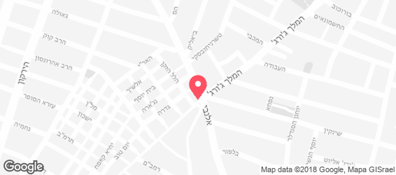 אגאדיר תל אביב - מפה