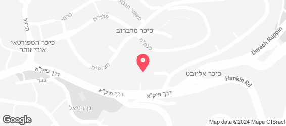 בורגר סאלון רוממה חיפה - מפה