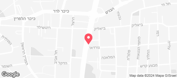 פלאפל דוד מזרחי - מפה