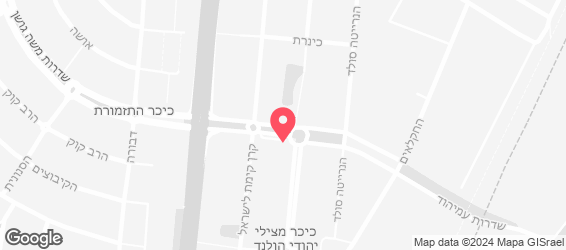 פלאפל אש תימני - מפה