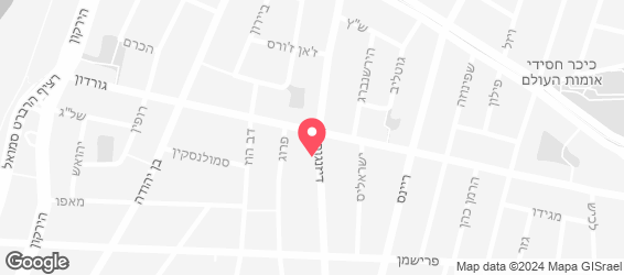 בורגר שופ הקטנה - מפה