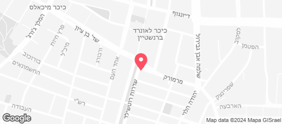 מלגו ומלבר תל אביב - מפה