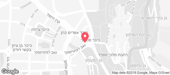 ברדק -  פיצה בר ובירה - מפה