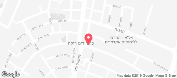 חומוס אור יהודה - מפה