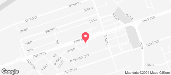 פרטלו - פיצה בורגר ביליארד - מפה