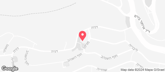 סושי דניה  - מפה