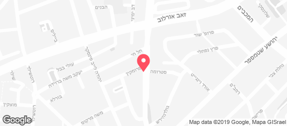 מסעדת בר כוכבא - מפה