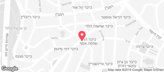 בין עזה לברלין - מפה