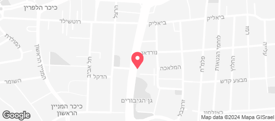 המושבה - פלאפל 4 טעמים - מפה