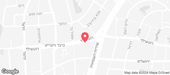 פיצה האט  - מפה