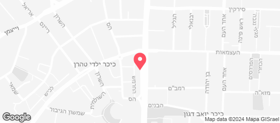 הפרלמנט - חומוס מקומי - מפה