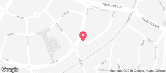 גולדה הגלידה העברית הראשונה - מפה