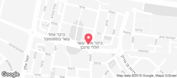 פיצה טיו ארנסטו - מפה