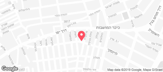 קפה לוינסקי 41 - מפה