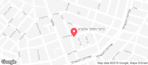 הוטל מונטיפיורי - מפה