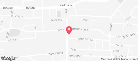 סליידר בורגר בר - מפה